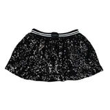 John Richmond Gonna Tinta Unita con Paillettes per Bambina RGP26054GO NERO JOHN RICHMOND 