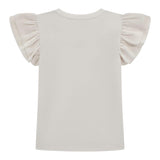 Guess T-Shirt Tinta Unita con Tulle per Neonata K5RI22K6YW4X BIANCO GUESS 