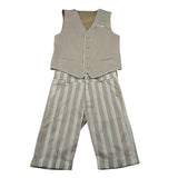 New Gereration Completo 2 Pezzi Gilet-Pantalone Beige per Neonato 41953N BEIGE NEW GERERATION 