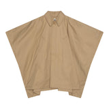 Maison Margiela – Einfarbige Cape-Jacke mit Keksknöpfen für Mädchen