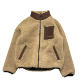 SAINT BARTH giubbino tinta unita con zip e contrasti Beige per Bambino KEYSTONE BEIGE SAINT BARTH 