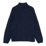 C.P. Company Maglia Tinta Unita Collo Alto con Zip per Bambino CMW004 BLU C.P. COMPANY 