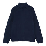 C.P. Company Maglia Tinta Unita Collo Alto con Zip per Bambino CMW004 BLU C.P. COMPANY 