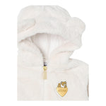MOSCHINO giubbino tinta unita in pelliccia con zip e cappuccio Bianco per Neonato MDS02 BIANCO MOSCHINO 