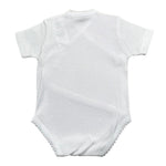 Calamaro Body Tinta Unita Mezza Manica per Neonata KWEE BIANCO CALAMARO 