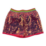 Billieblush – Einfarbige Shorts mit fuchsiafarbenen Pailletten für Mädchen