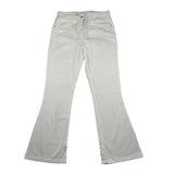 Vicolo Pantalone tinta unita Modello Zampa Panna per Bambina 3145P0814 PANNA VICOLO 