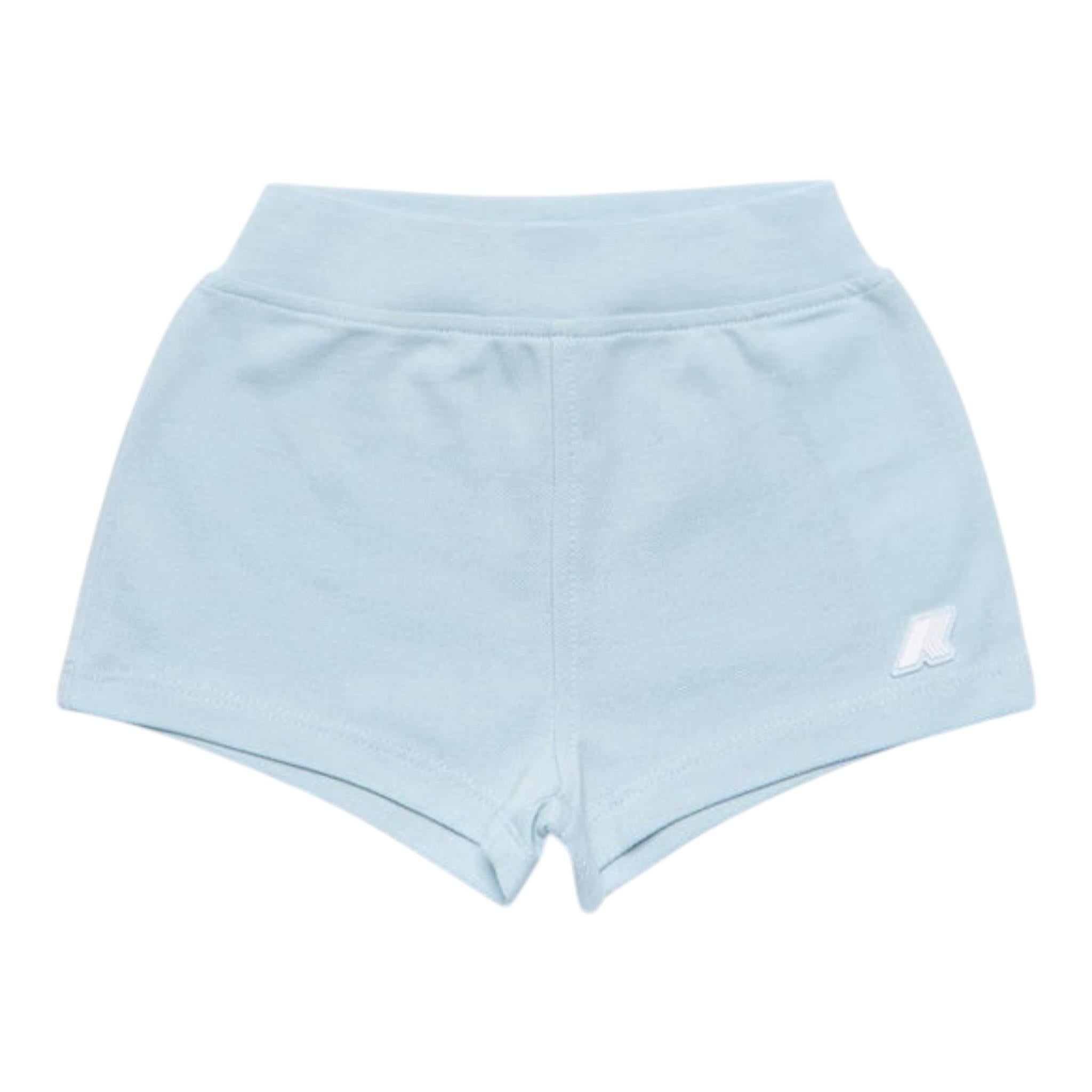 K-Way Bermuda Tinta Unita con Elastico In Vita per Neonato K71376WX AZZURRO K-WAY 