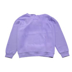 DISCLAIMER felpa tinta unita con cappuccio e stampa Lilla per Bambina 24IDK58300 LILLA DISCLAIMER 