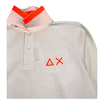 SUN68 polo manica lunga tinta unita Bianco per Bambino A41311 BIANCO SUN68 