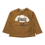 Y-CLU shirt girocollo tinta unita con stampa Cammello per Neonato BYN10751 CAMMELLO Y-CLU 