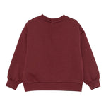 ELISABETTA FRANCHI felpa chiusa girocoll tinta unita con logo Bordeaux per Bambina EGFE048 BORDEAUX ELISABETTA FRANCHI 