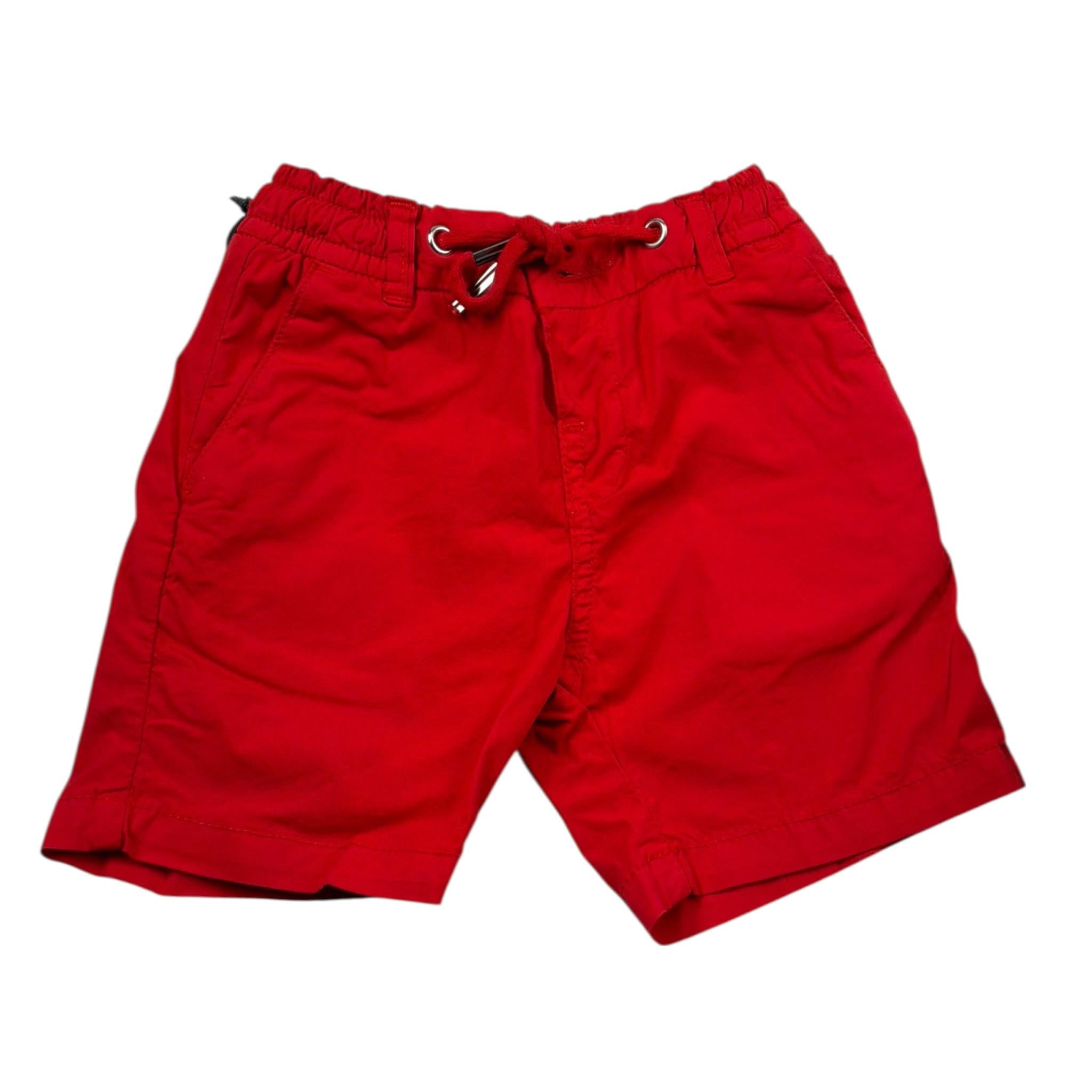 Jeckerson Bermuda Tinta Unita con Elastico In Vita per Neonato JN4021 ROSSO JECKERSON 