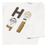 MAYORAL shirt girocollo tinta unita con stampa in contrasto Bianco per Neonato 2030X BIANCO MAYORAL 