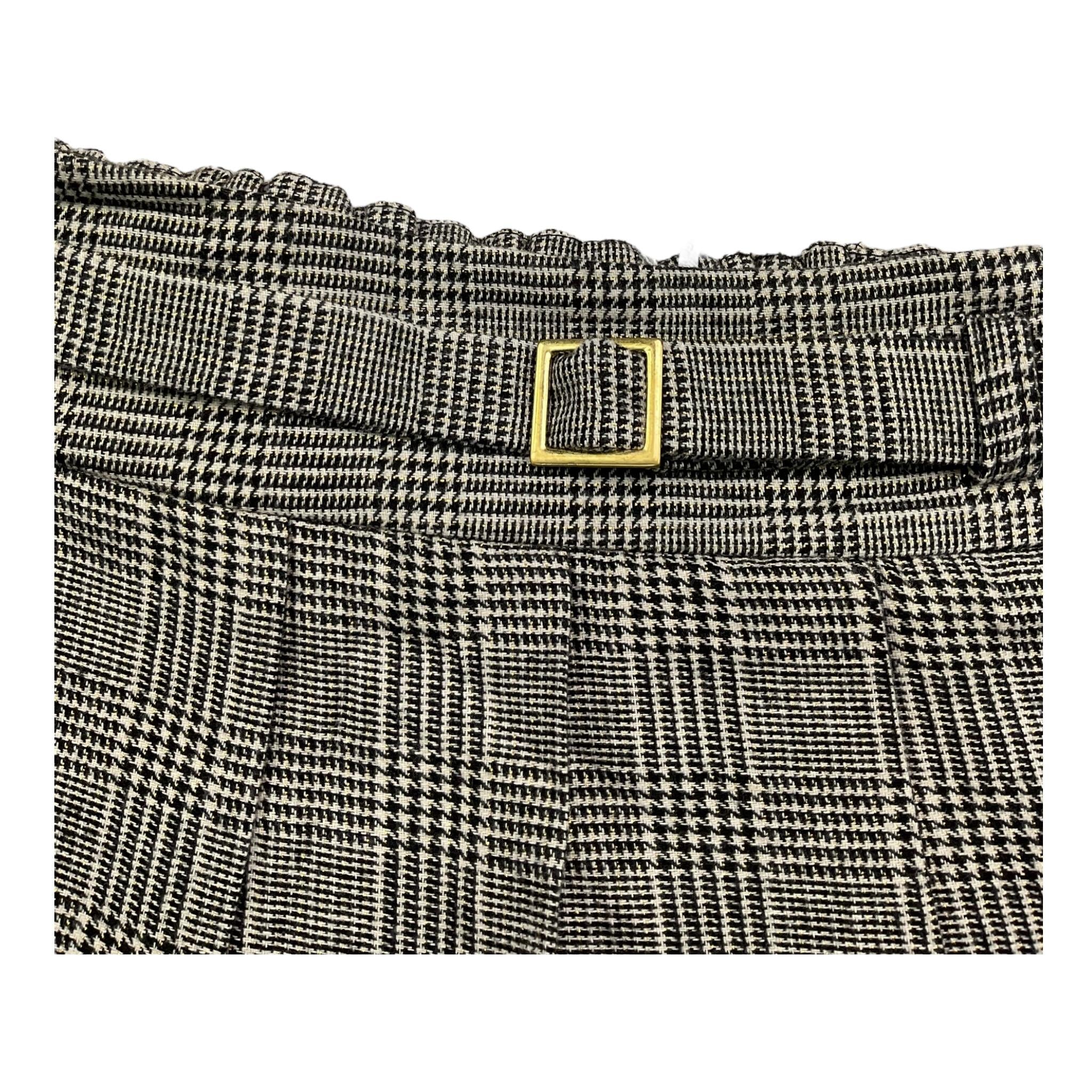 LU LU BY MISS GRANT gonna stampa fantasia cn cinturino Nero per Bambina LL3022 NERO LU LU BY MISS GRANT 