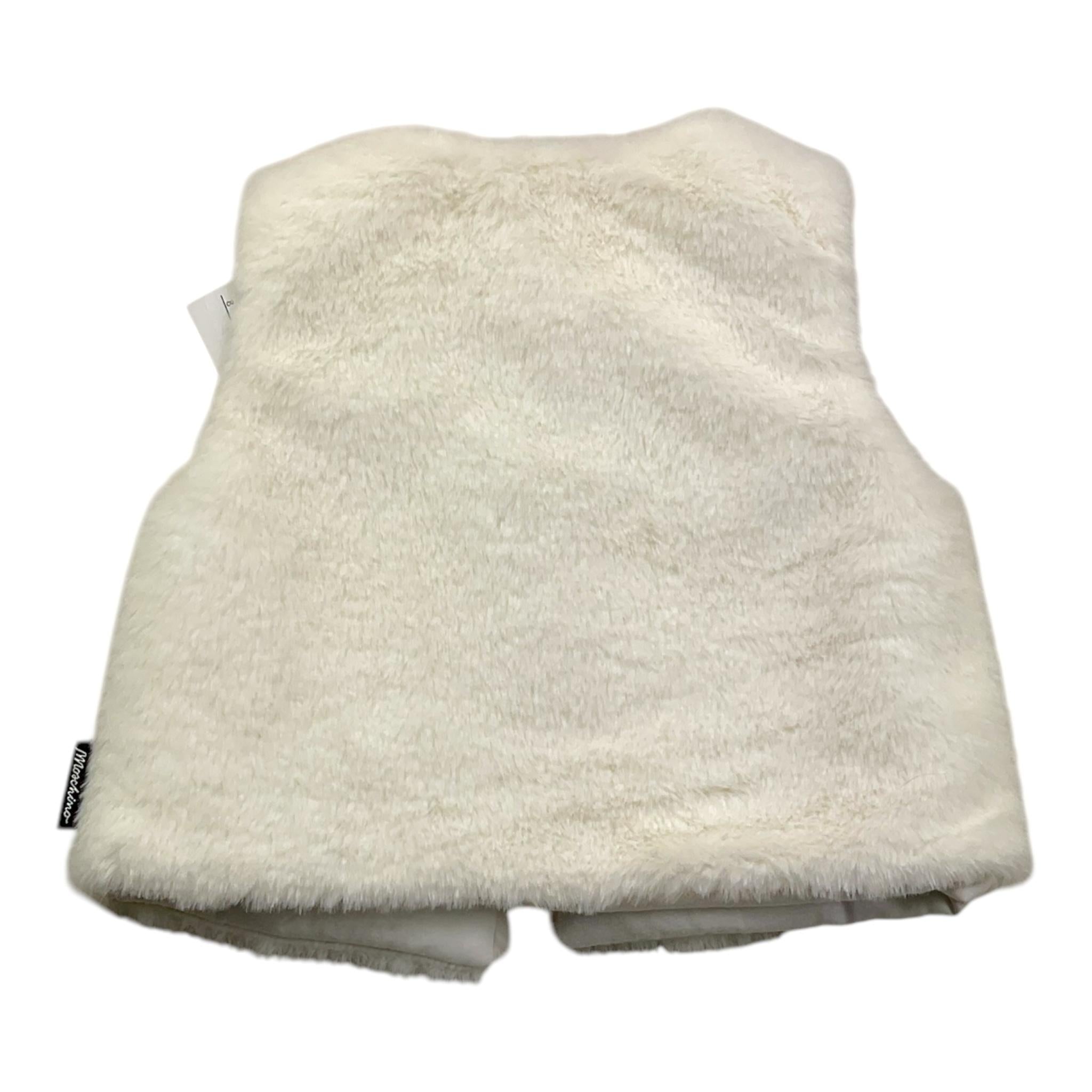 MOSCHINO pelliccia tinta unita modello smanicato Bianco per Neonata MDS02H BIANCO MOSCHINO 