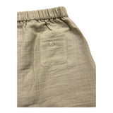 Tartine Et Chocolat – Einfarbige Bermuda-Shorts mit elastischer Taille in Grün für Neugeborene