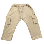 PETIT INDI pantalone tint unita con elastico in vita Panna per Neonato AW24BK8705 PANNA PETIT INDI 