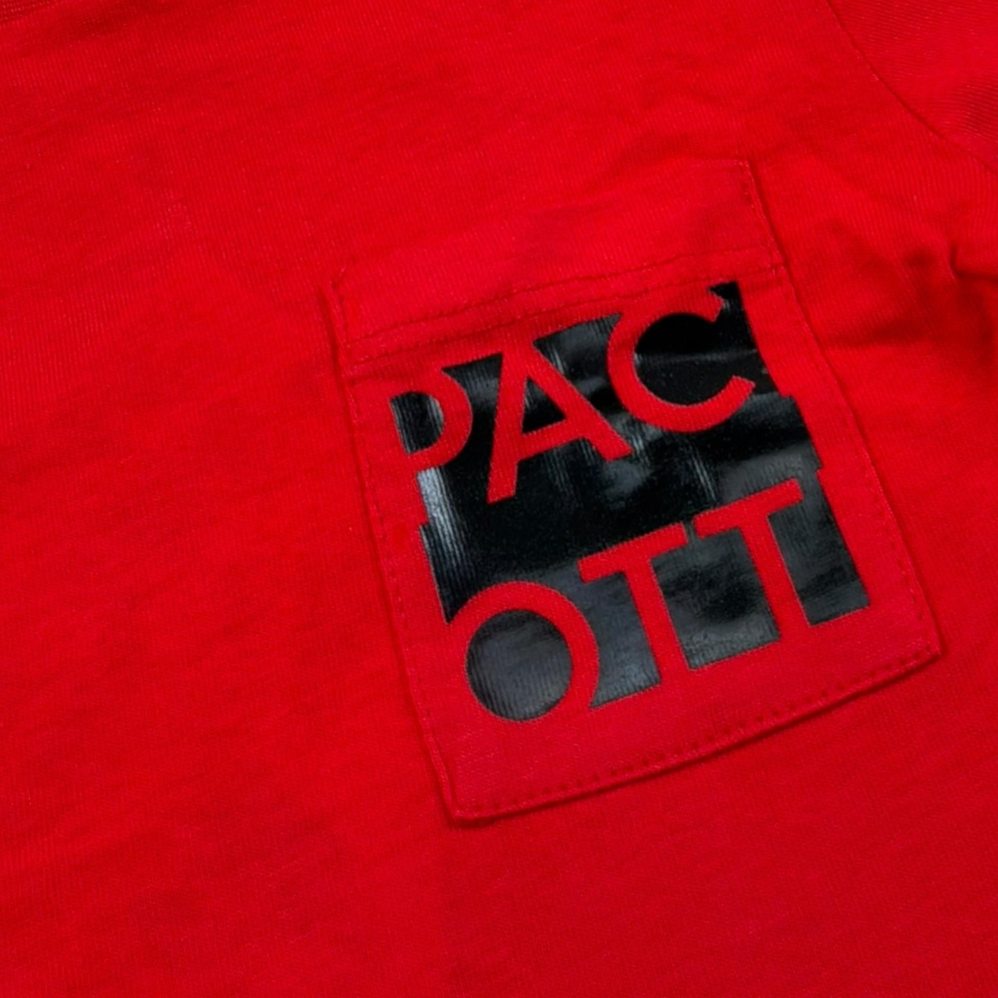 Cesare Paciotti T-Shirt Girocollo Tinta Unita con Stampa per Neonato TSP1147B ROSSO CESARE PACIOTTI 