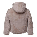 SUNS  giubbino tinta unita reversibile in pelliccia Beige per Bambina GBS5355D BEIGE SUNS 