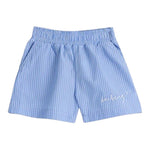 Iceberg Short Tinta Unita con Fantasia A Righe per Bambina SHICE5161B AZZURRO ICEBERG 
