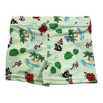 Guess Costume Tinta Unita con Stampe per Neonato I5GZ00MC052 VERDE ACQUA GUESS 