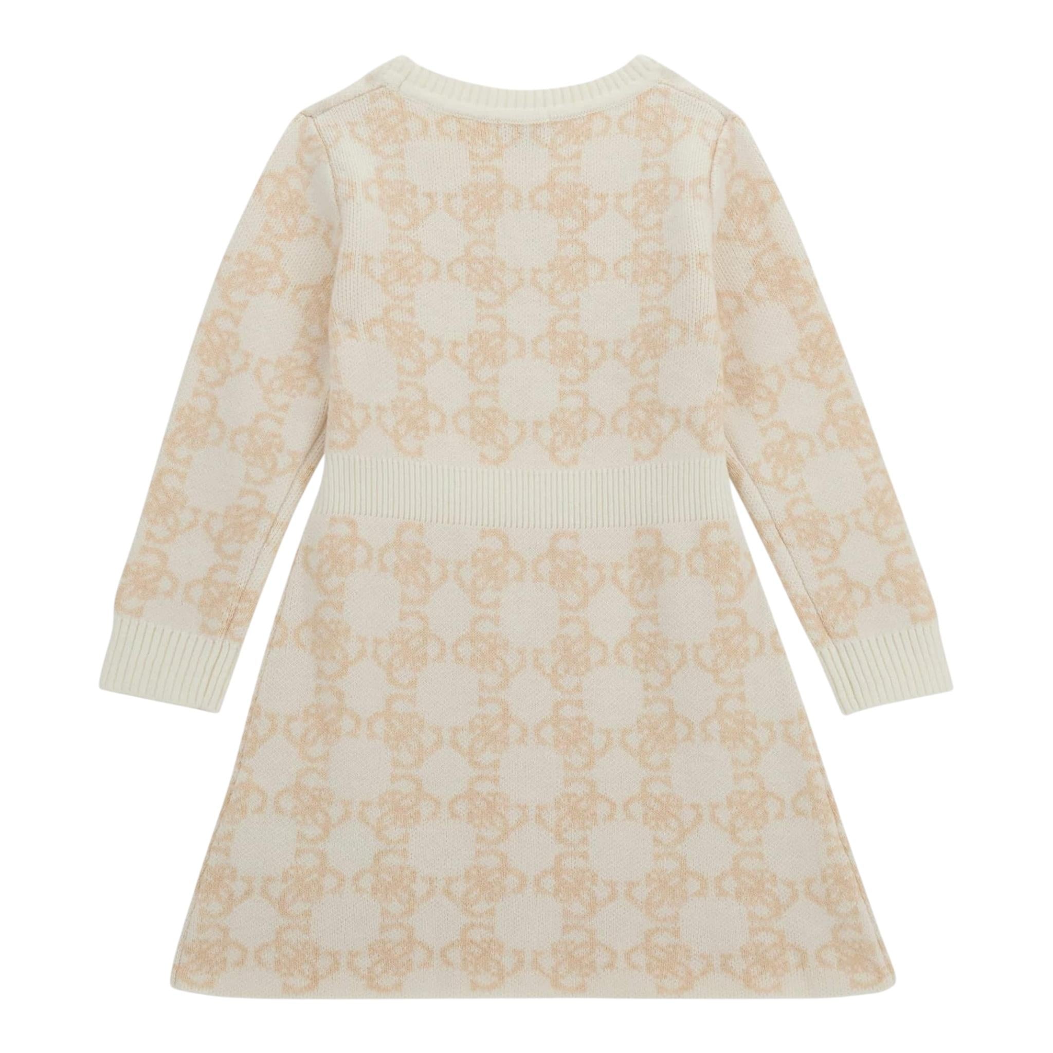 GUESS set abito-coulotte tinta unita logato Beige per Neonata A4BK11Z3K10 BEIGE GUESS 