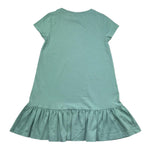 Saint Barth Abito Mezza Manica Tinta Unita con Brillantini per Bambina ABBEYY VERDE SAINT BARTH 