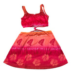 F**K Abito Giromanica Stampa Fantasia per Bambina FJ25G5E04DSX32 ARANCIONE F**K 