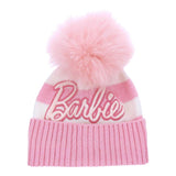 MONNALISA cappello tinta unita con stampa e pon pon Rosa per Bambina 19D025 ROSA MONNALISA 