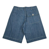 C.P. Company Bermuda Tinta Unita In Denim per Bambino CUQ00AX AZZURRO C.P. COMPANY 