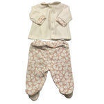 BABY VIP complet 2 pezzi shirt-ghettina bicolore Bianco/rosa per Neonata T3797 BIANCO/ROSA BABY VIP 