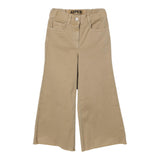 Aspesi Mod Palazzo Hose einfarbig mit verstellbarer Taille beige für Mädchen