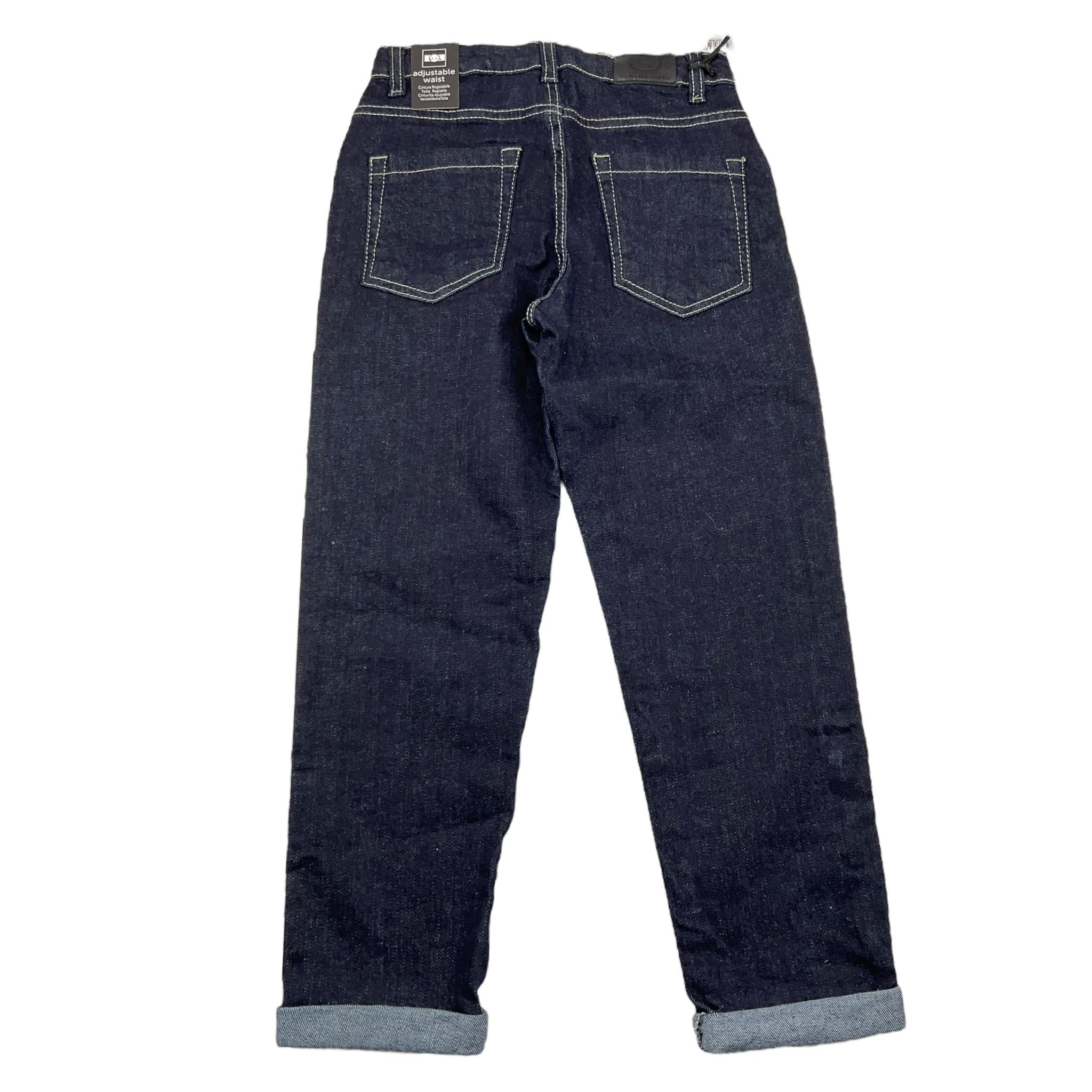 SARABANDA jeans tinta unita con girovita regolabile Blu per Bambino A043 BLU SARABANDA 