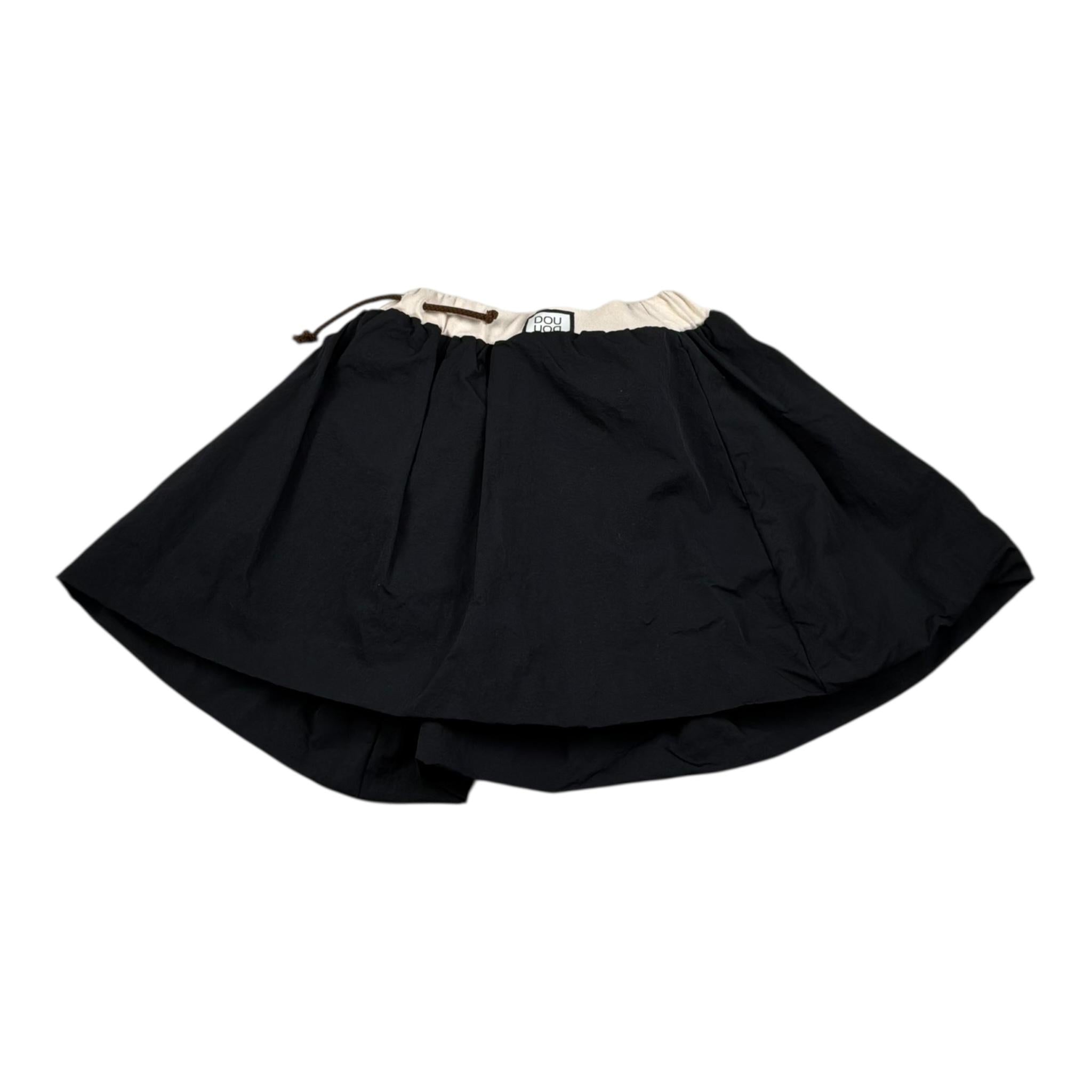 Dou Dou Gonna Tinta Unita con Elastico In Vita per Bambina DW7A41 NERO DOU DOU 