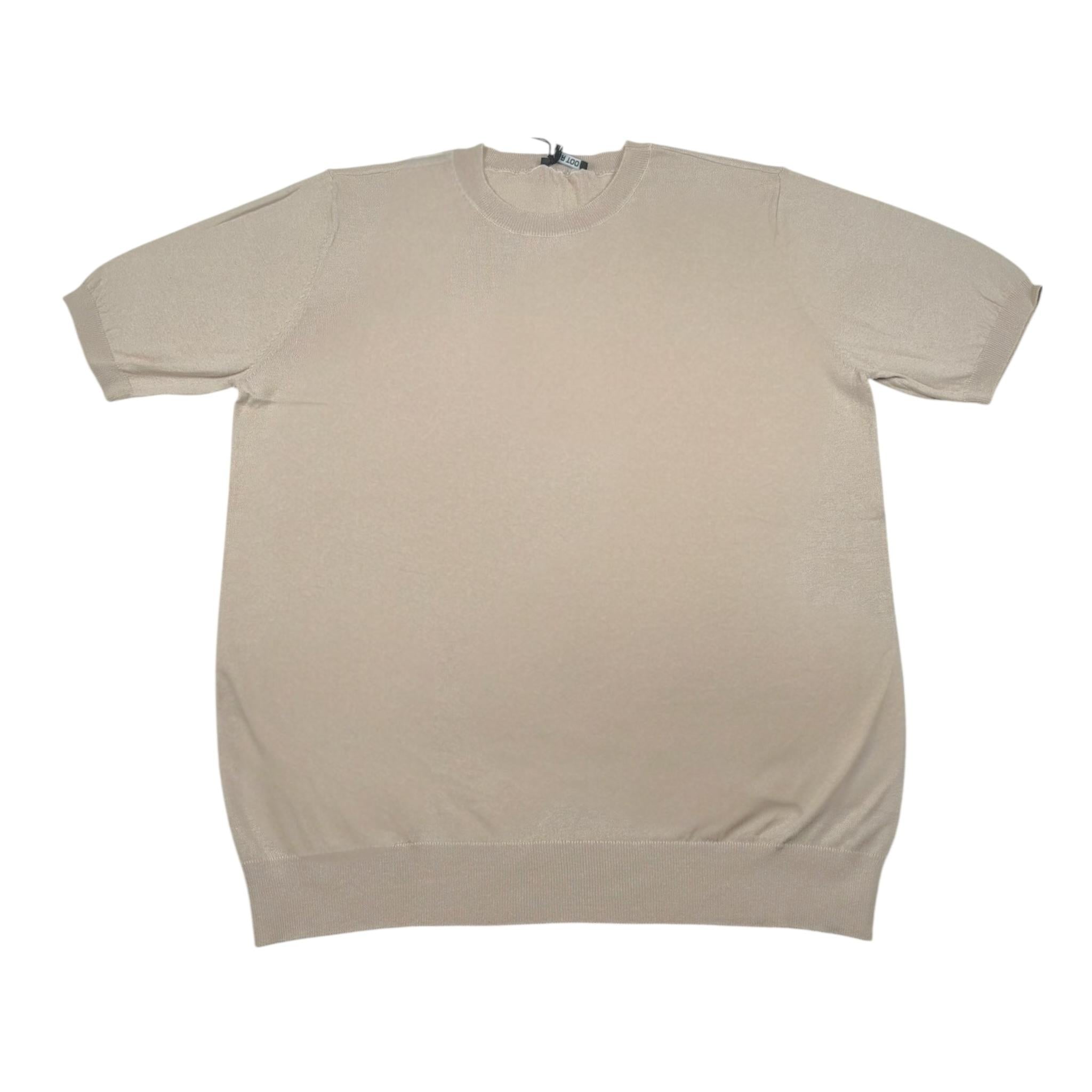 Never Too T-Shirt In Maglia tinta unita Beige per Bambino NT2070R BEIGE NEVER TOO 
