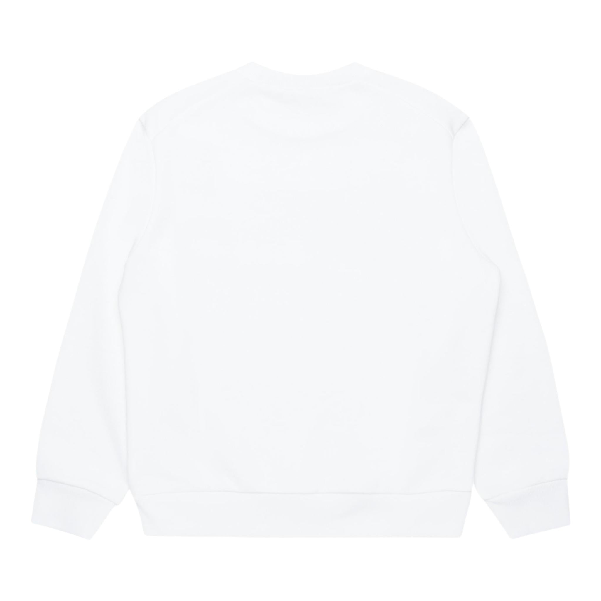 MARNI felpa chiusa girocollo tinta unita con logo Bianco per Bambino M01223 BIANCO MARNI 