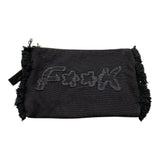 F**K Pochetta Tinta Unita con Logo per Bambina FA25A054BK NERO F**K 