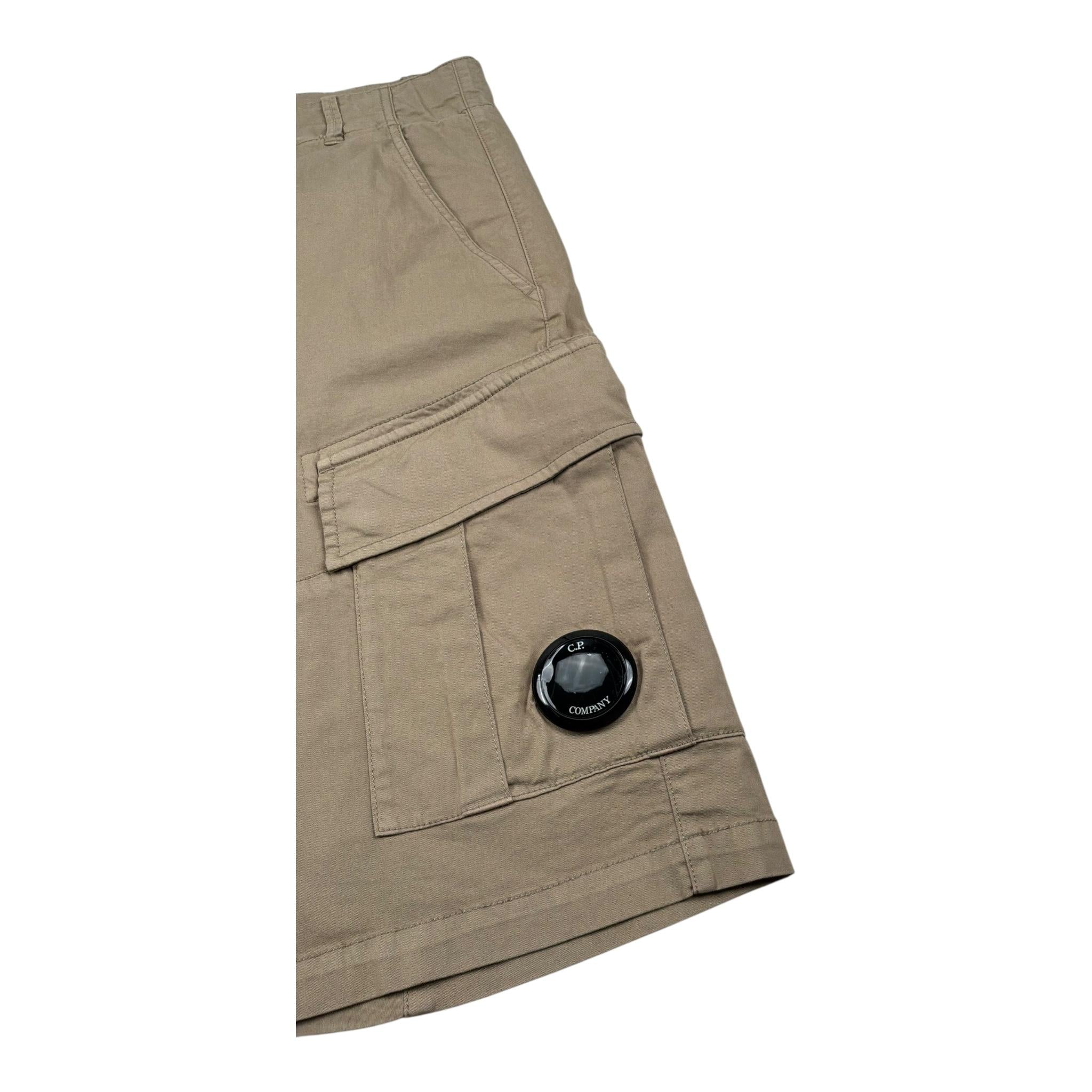 C.P. Company Bermuda Tinta Unita con Girovita Regolabile per Bambino CMQ005 BEIGE C.P. COMPANY 