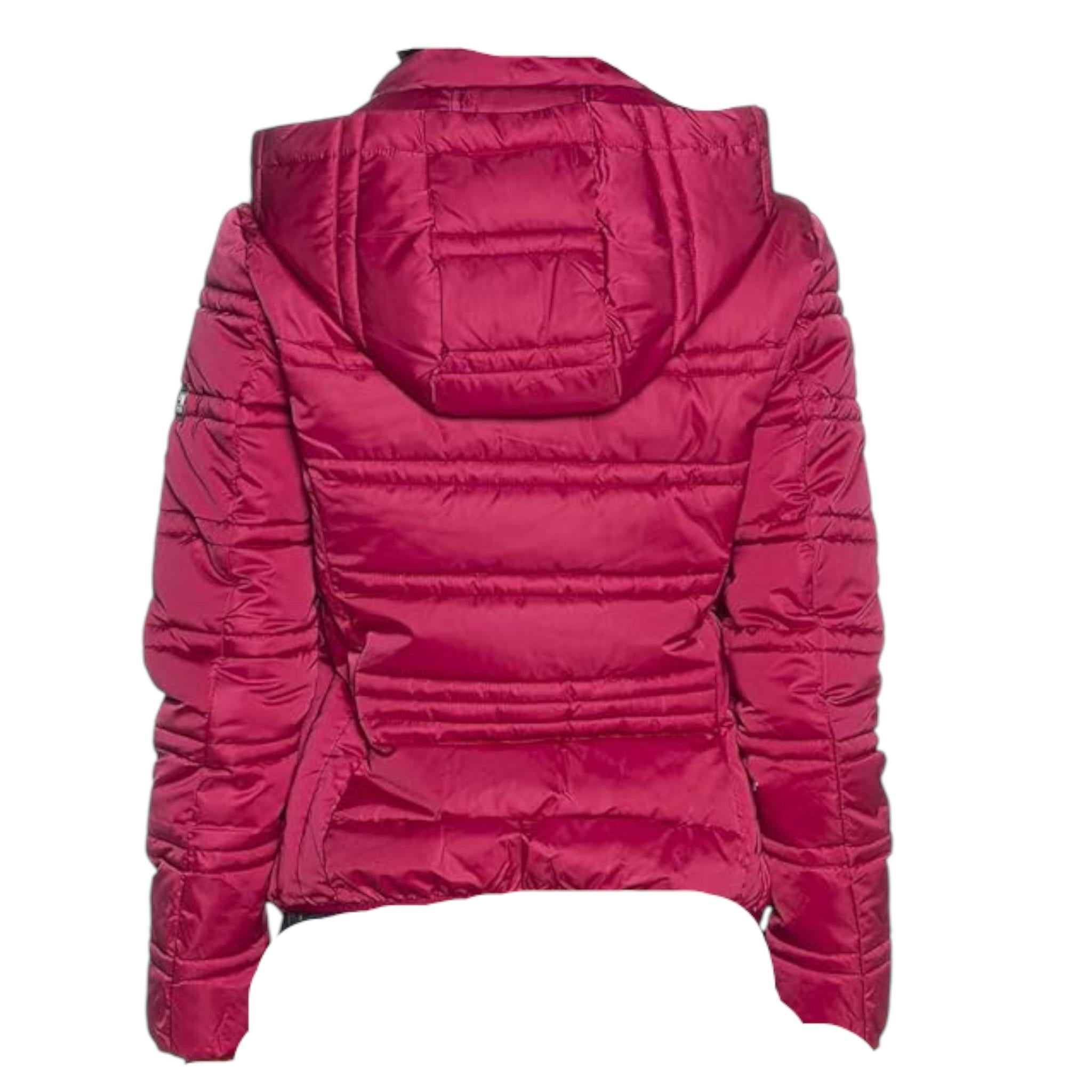 YES ZEE giubbino tinta unita con zip e cappuccio Bordeaux per Bambina 3006 BORDEAUX YES ZEE 