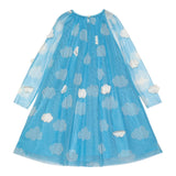 Stella Mccartney Abito Manica Lunga Tinta Unita per Neonata TV1110 AZZURRO STELLA McCARTNEY 