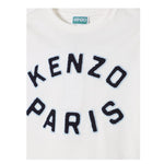 Kenzo T.Shirt Girocollo Tinta Unita con Logo per Neonato K61163N BIANCO KENZO 