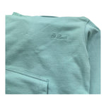 Saint Barth Felpa Tinta Unita con Cappuccio per Bambino 00645LL VERDE ACQUA SAINT BARTH 