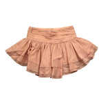 Pinko Gonna Tinta Unita con Balze per Bambina KFG004 ROSA PINKO 