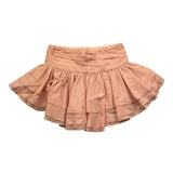 Pinko Gonna Tinta Unita con Balze per Bambina KFG004 ROSA PINKO 
