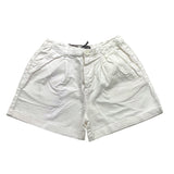 Cecyle Einfarbige Jeansshorts mit elastischer Taille in Weiß für Mädchen