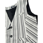 Manuell & Frank Gilet Tinta Unita con Fantasia per Bambino MF5150R BIANCO MANUELL & FRANK 