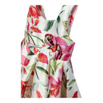 Abel & Lula Abito Giromanica Tinta Unita Fantasia Floreale per Bambina 5062 AVORIO ABEL & LULA 