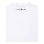 John Richmond T-Shirt Girocollo Tinta Unita con Stampa per Neonato RBP25003TSJN BIANCO JOHN RICHMOND 