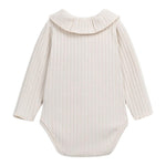 PLAY UP body tinta unita con rouches Beige per Neonata PA022AP11200 BEIGE PLAY UP 